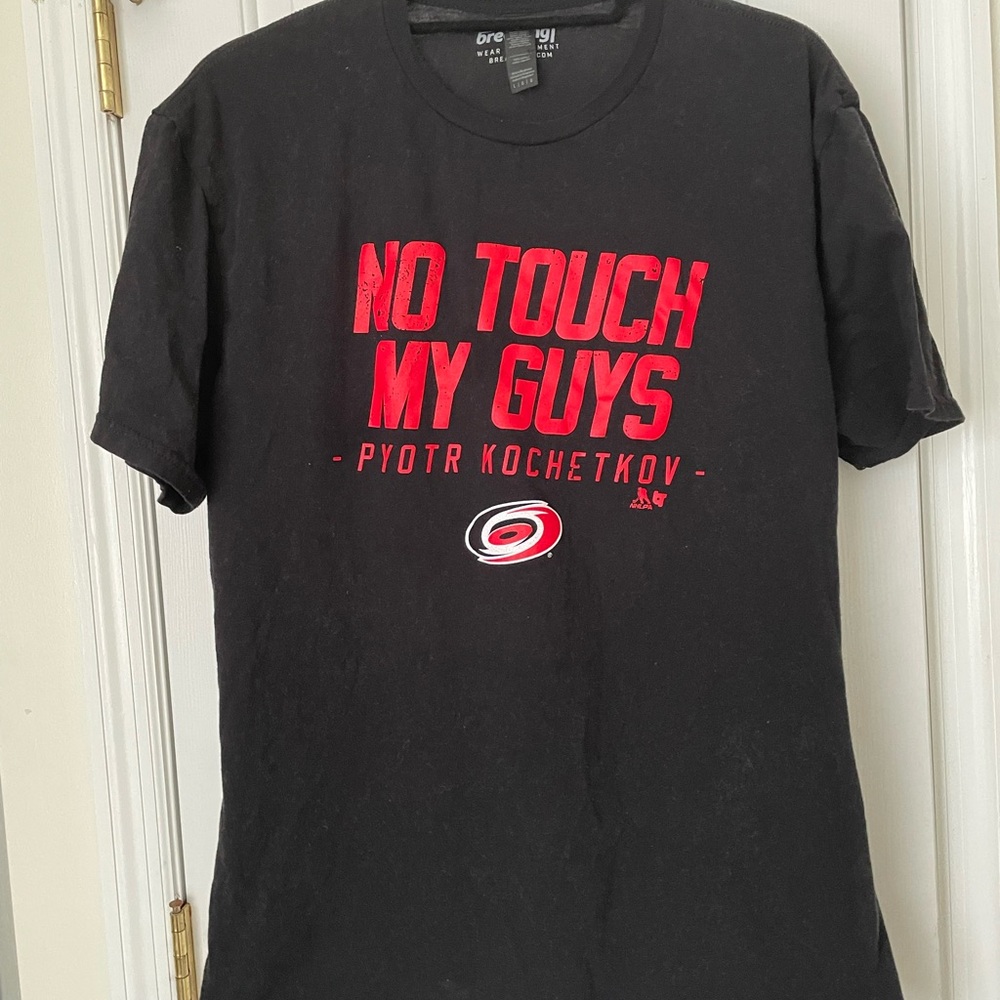 Black Carolina Hurricanes “No Touch My Guys” Tee